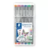 Staedtler Pigment Liner 308 fineliner, 0,5 mm, astuccio da 6