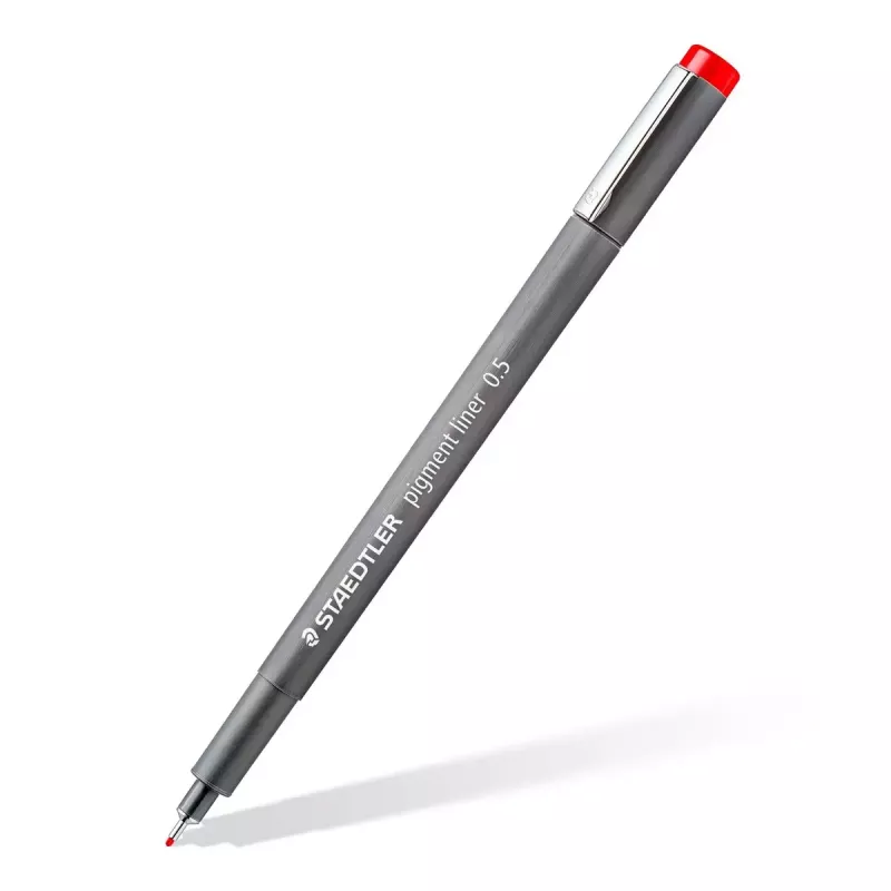 Staedtler Pigment Liner 308 fineliner, 0,5 mm, astuccio da 6