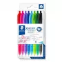 Penna a sfera retrattile con clip Staedtler Ball 4230 multicolore 8 pezzi