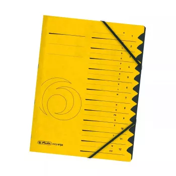 Indice a linguette Herlitz 10843340 giallo A4