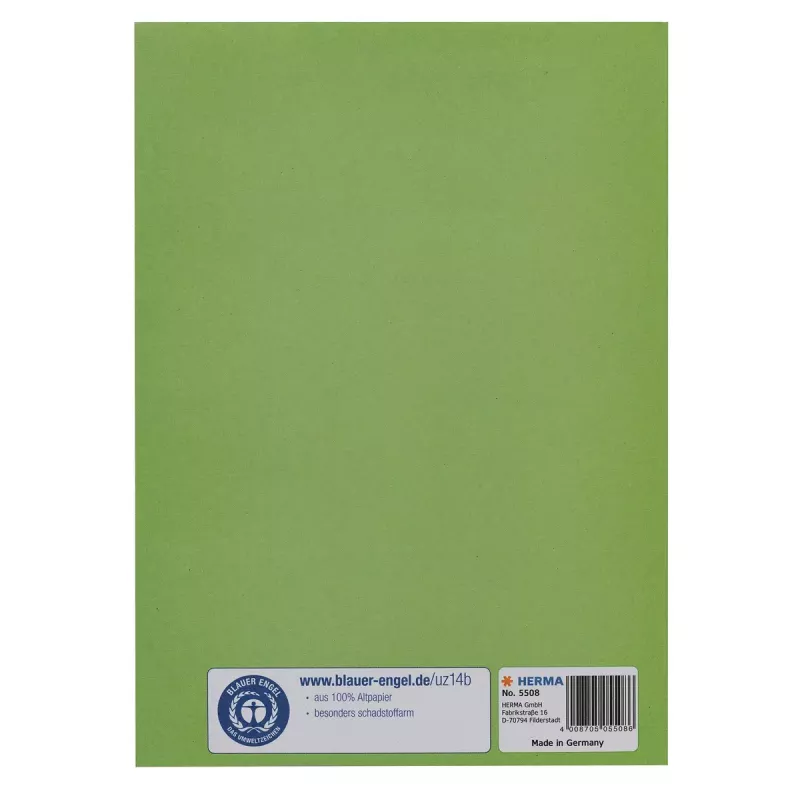 Copertina per riviste/libri HERMA 5508 verde