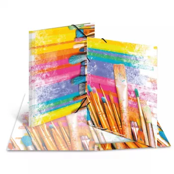 Cartella in cartone multicolore A3 HERMA 19294 larghezza 335 mm altezza 440 mm