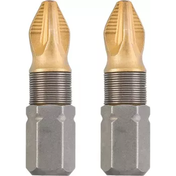 Inserti per cacciavite KWB 124102 2 pz. Pozidriv PZ 2 25 mm esagonale