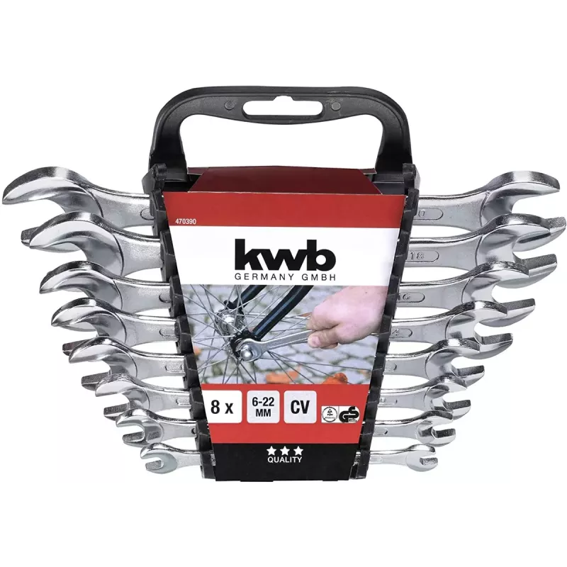 Chiavi a forchetta KWB 470390 8 pz. 234x162x40 mm