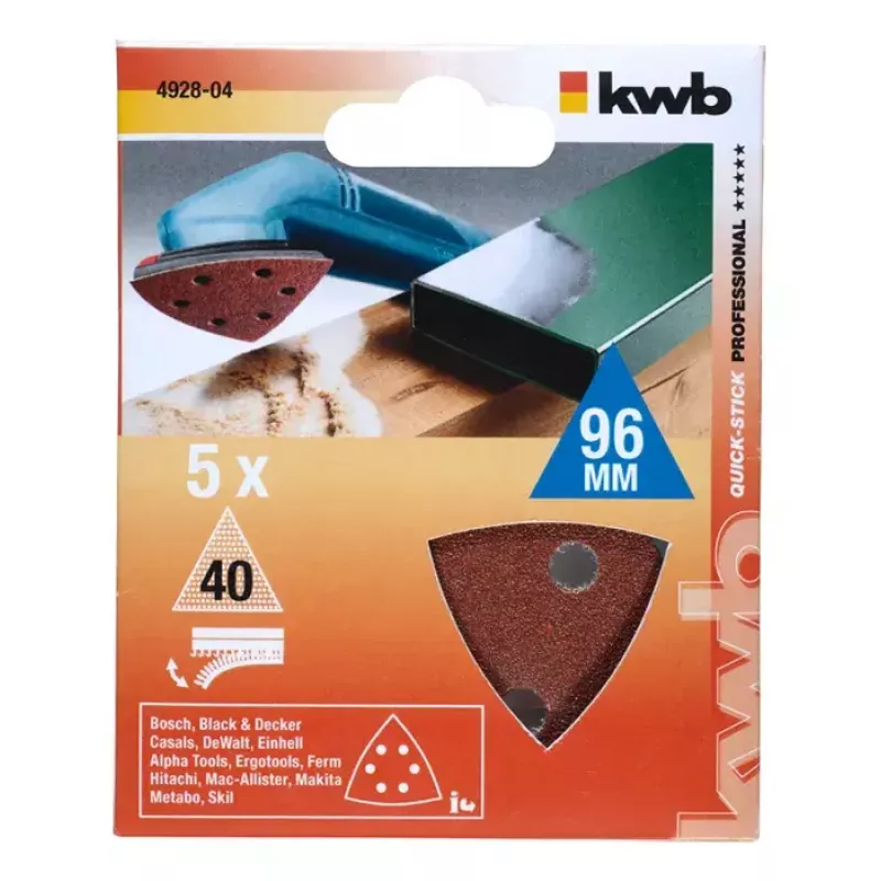 Pad abrasivi KWB 492806 5 pz.
