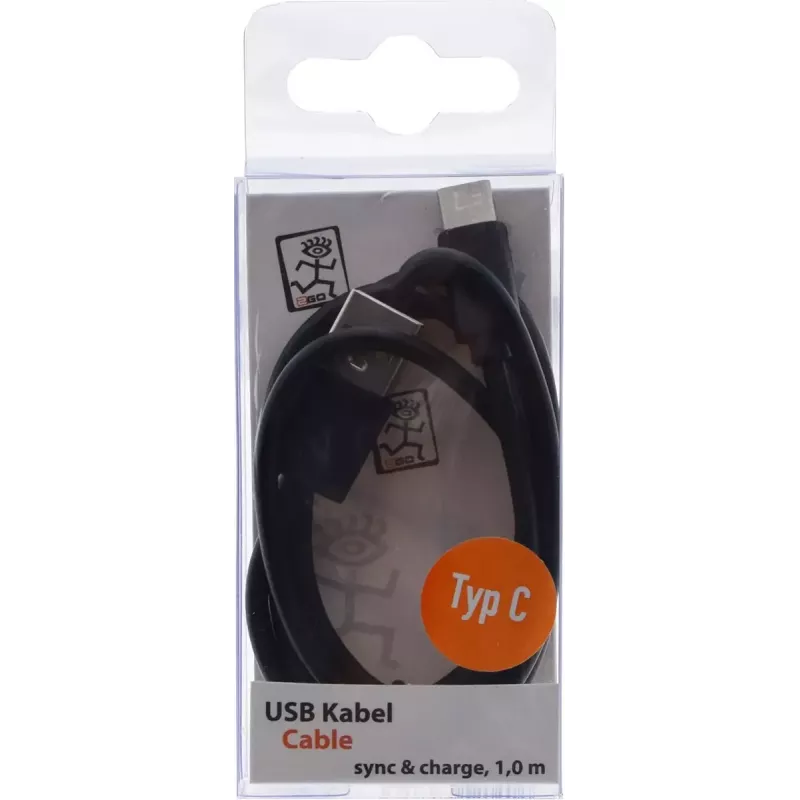 Cavo USB 2GO 795782 1m USB B USB C nero USB 3.2 Gen 1