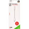 Cavo audio 2GO 797140 0,1 m 3,5 mm Lightning bianco