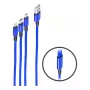 Cavo USB ShiverPeaks BS14-50071 1,2 m USB A/USB C / Micro-USB B blu