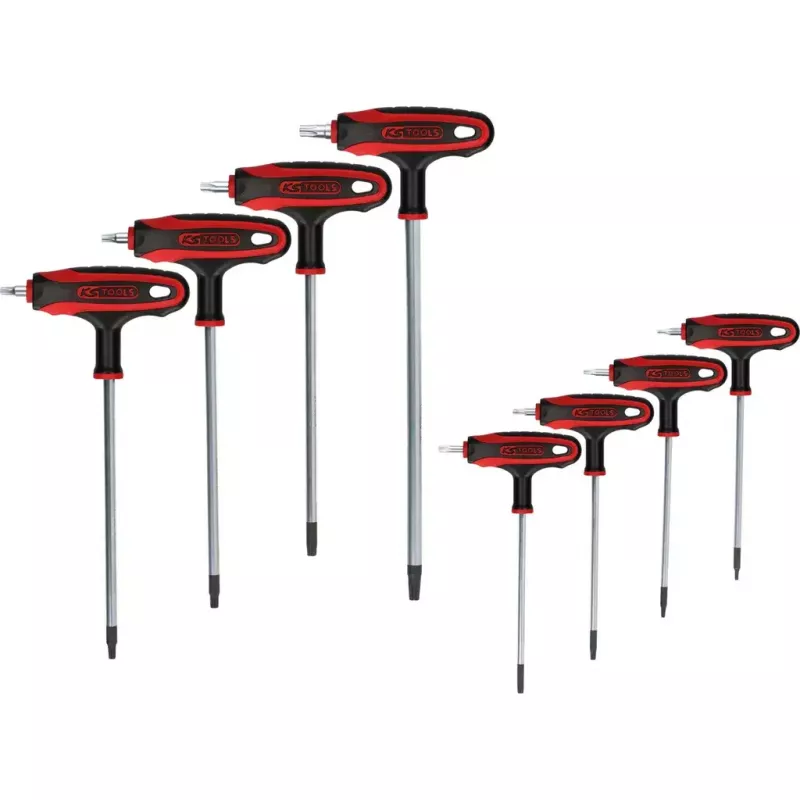 Chiave a L Torx KS Tools 151.8165 acciaio cromo-vanadio 8 pezzi