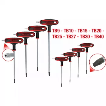 Chiave a L Torx KS Tools 151.8165 acciaio cromo-vanadio 8 pezzi