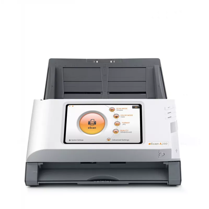 Scanner ADF Plustek eScan A280 Essential 600 x 600 DPI A4 nero, bianco