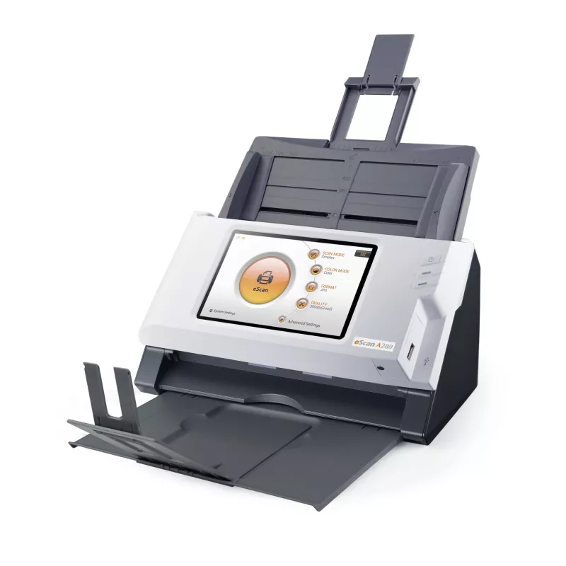 Scanner ADF Plustek eScan A280 Essential 600 x 600 DPI A4 nero, bianco