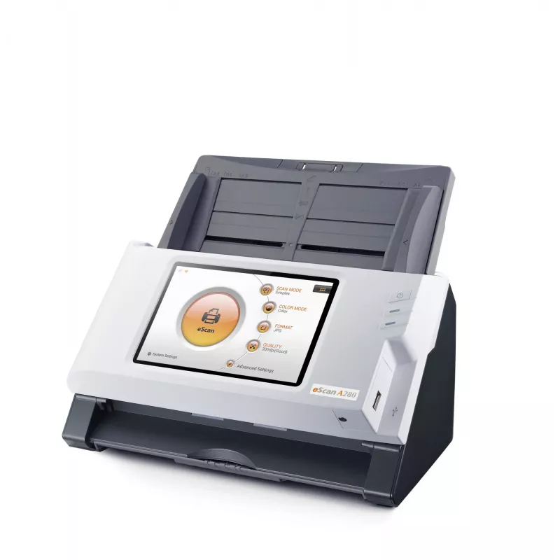 Scanner ADF Plustek eScan A280 Essential 600 x 600 DPI A4 nero, bianco