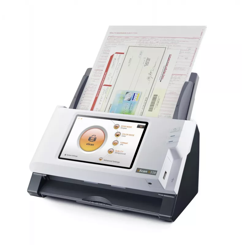 Scanner ADF Plustek eScan A280 Essential 600 x 600 DPI A4 nero, bianco