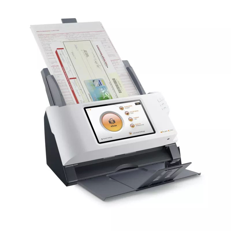 Scanner ADF Plustek eScan A280 Essential 600 x 600 DPI A4 nero, bianco