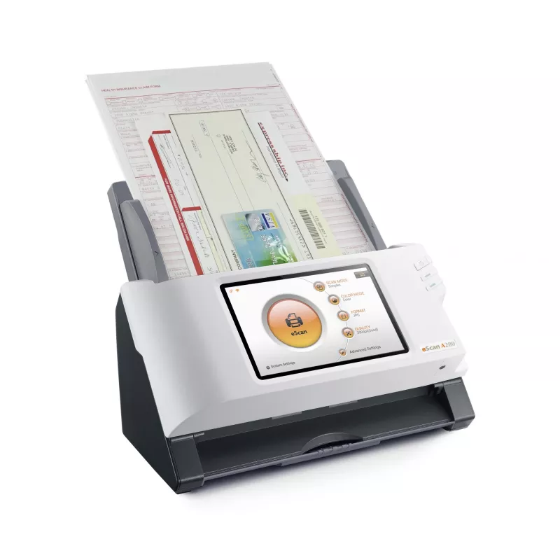 Scanner ADF Plustek eScan A280 Essential 600 x 600 DPI A4 nero, bianco