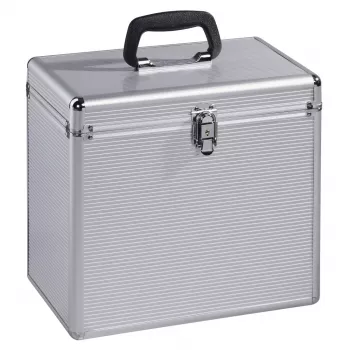 Hama 00181435 Valigetta portadischetti Microgroove valigetta per dischi vinile argento