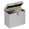 Hama 00181435 Valigetta portadischetti Microgroove valigetta per dischi vinile argento