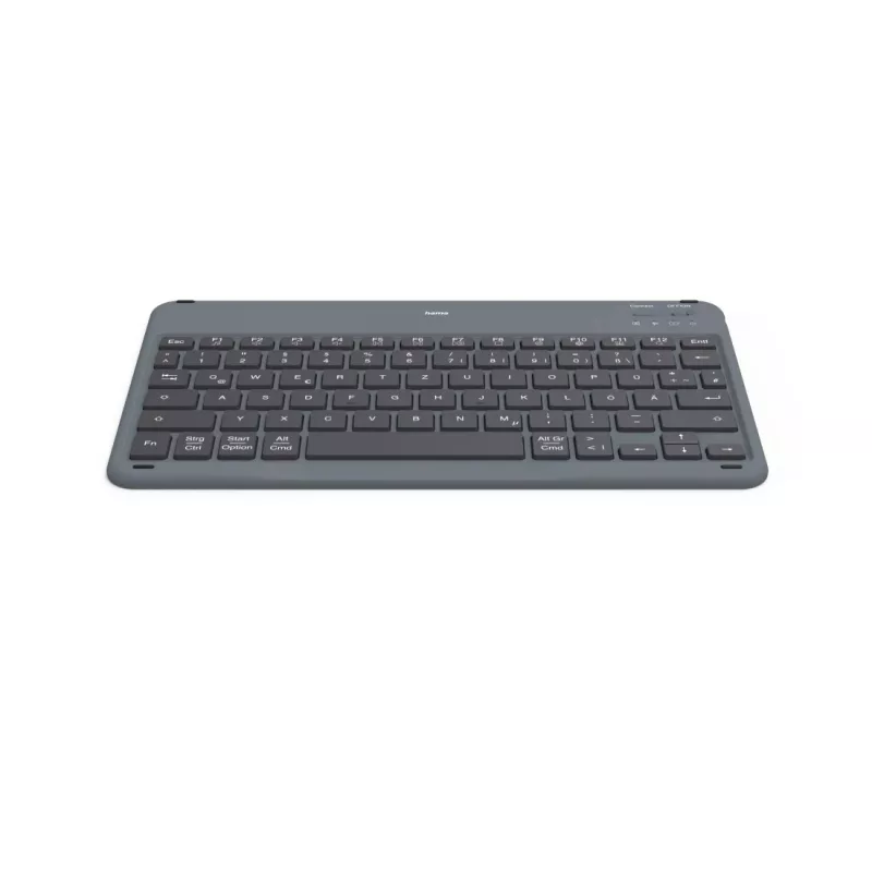 Hama Travel 500 custodia con tastiera Bluetooth per tablet da 7–11 pollici, QWERTZ (DE), nera