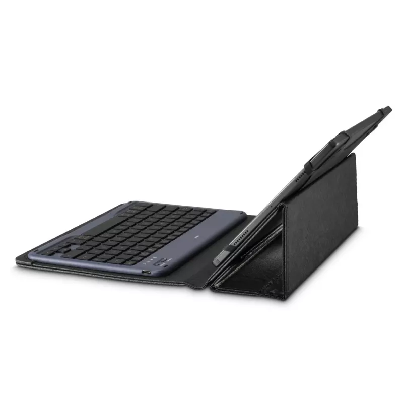 Hama Travel 500 custodia con tastiera Bluetooth per tablet da 7–11 pollici, QWERTZ (DE), nera