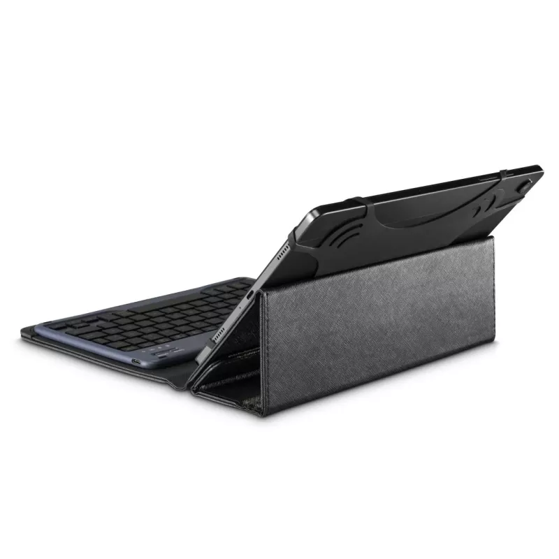 Hama Travel 500 custodia con tastiera Bluetooth per tablet da 7–11 pollici, QWERTZ (DE), nera
