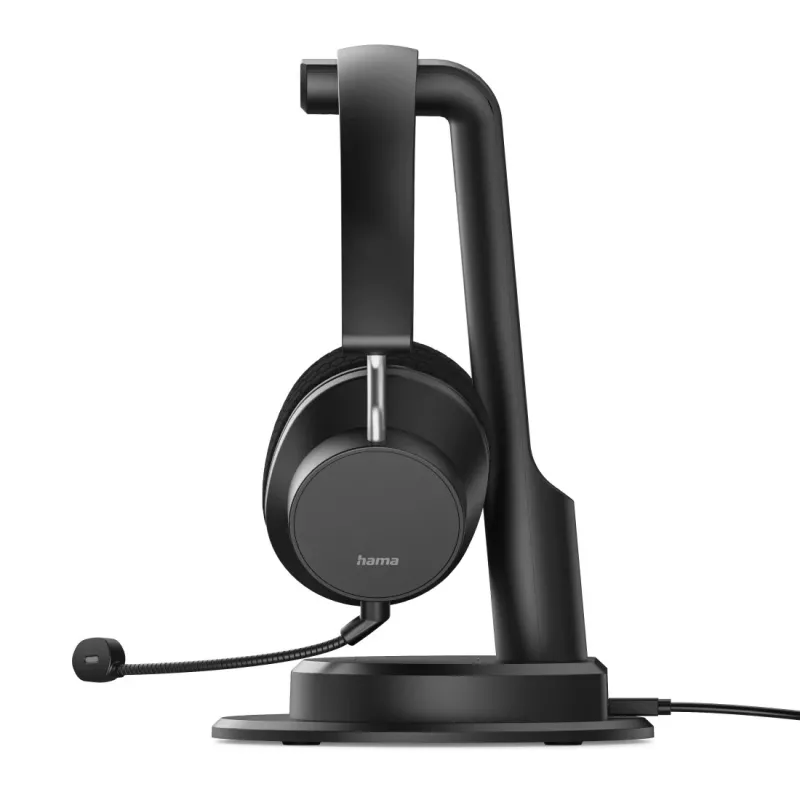 Hama BT-900 headset con filo e senza fili head-band ufficio/call center USB Type-C Bluetooth base di ricarica nero