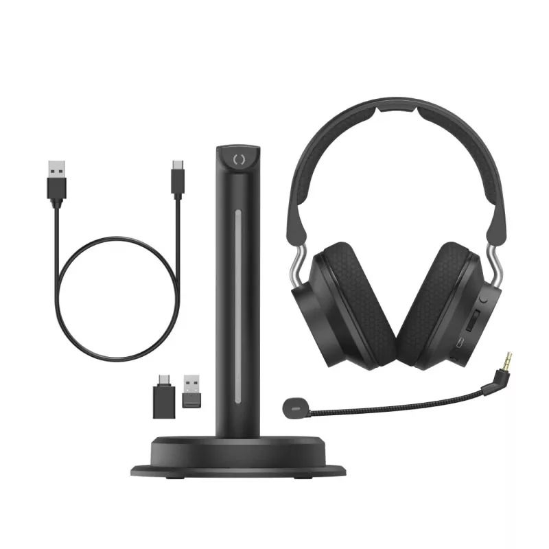 Hama BT-900 headset con filo e senza fili head-band ufficio/call center USB Type-C Bluetooth base di ricarica nero