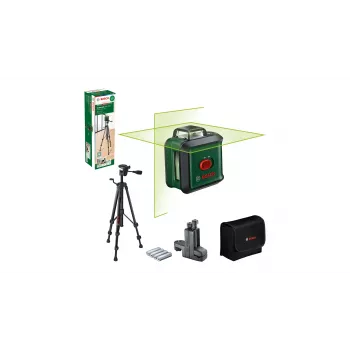 Bosch UniversalLevel 360 Premium-Set laser a linee incrociate, portata 12 m
