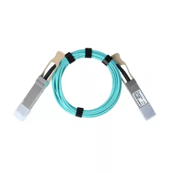 Cavo in fibra ottica BlueOptics InfiniBand QSFP56 – 5 m, colore aqua