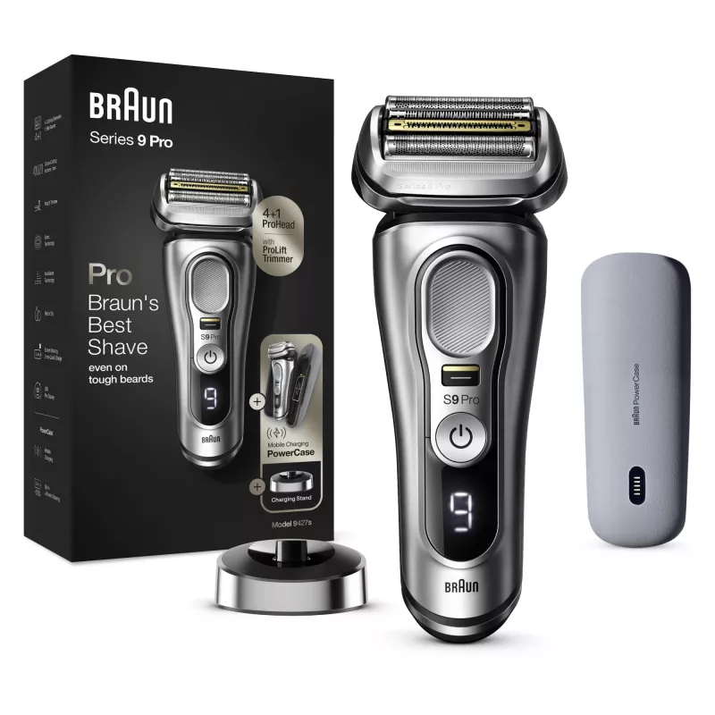 Braun Series 9 Pro 81744531 rasoio uomo rasoio a lamina trimmer argento