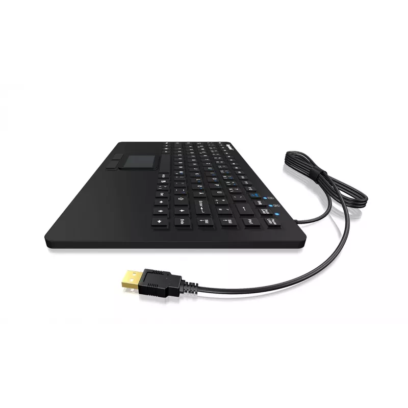 KeySonic KSK-5230 IN (CH) tastiera ufficio USB QWERTZ tedesco svizzero nero