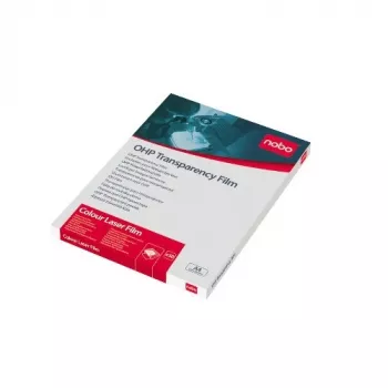 Nobo pellicola laser a colori per proiettore overhead, 210 x 297 mm, 50 fogli