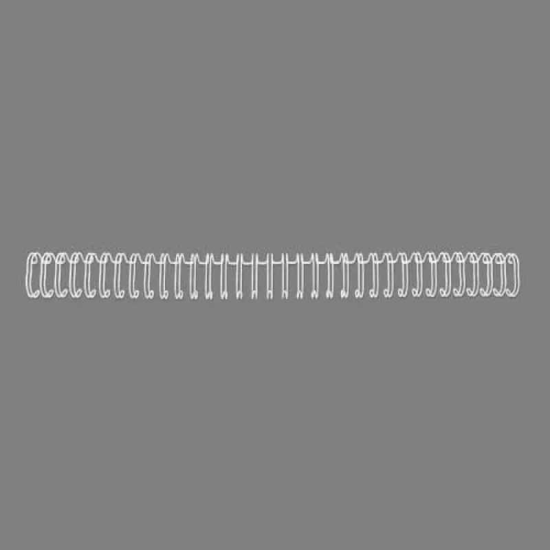 GBC pettini per rilegatura a filo 3:1 NO8 12,5 mm A4, bianco, 100 pezzi
