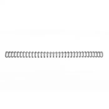 GBC spirali per rilegatura a filo 3:1 NO9 14mm A4, nero, 3 fogli, metallo, A4, 1,4 cm, 280 mm