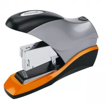 Rexel Optima 70 Low Force cucitrice ad alte prestazioni argento/nero, 70 fogli, nero, arancione, argento, 6,8 cm, 850 g, 50 x 155 x 240 mm, 254 x 100 x 63 mm