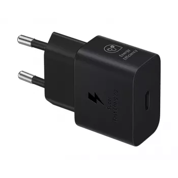 Alimentatore Samsung 25W EP-T2510XBEGWW nero USB-C ricarica rapida
