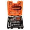 Bahco S138 Set di chiavi a bussola, 138 pezzi, 1/2", 1/4", 3/8"