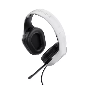 Trust GXT 415PS ZIROX cuffie con filo head-band gaming nero, bianco