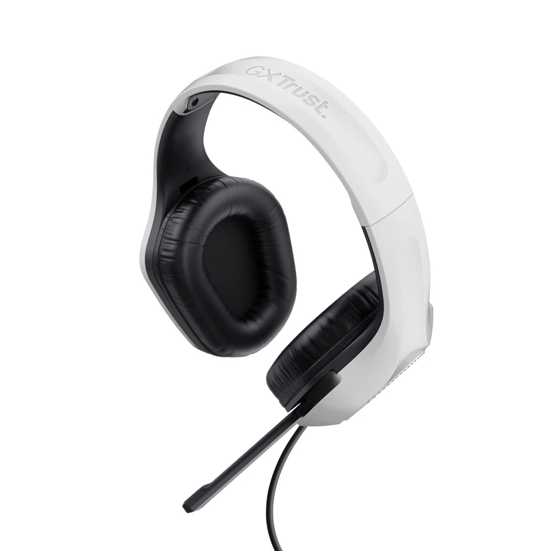Trust GXT 415PS ZIROX cuffie con filo head-band gaming nero, bianco