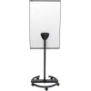 Lavagna a fogli mobili con base rotonda Legamaster SKETCH EASY – acciaio, 5 ruote, 720×600 mm