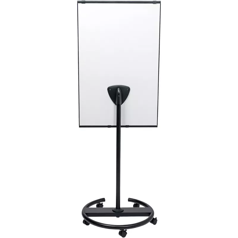 Lavagna a fogli mobili con base rotonda Legamaster SKETCH EASY – acciaio, 5 ruote, 720×600 mm