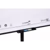 Lavagna a fogli mobili con base rotonda Legamaster SKETCH EASY – acciaio, 5 ruote, 720×600 mm