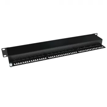 ACT patch panel CAT5E schermato 24 porte con copertura