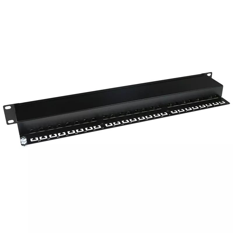 ACT patch panel CAT5E schermato 24 porte con copertura