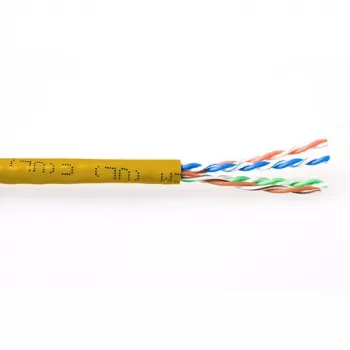 Cavo patch ACT CAT6A U/UTP PVC 305 m giallo