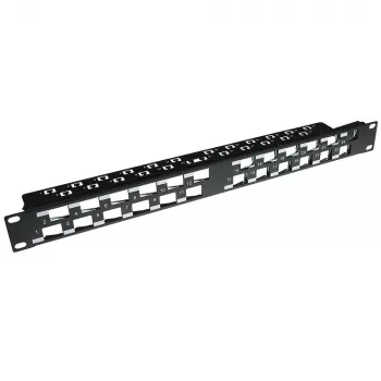 ACT patch panel 24 porte keystone jack 45 gradi senza connettori