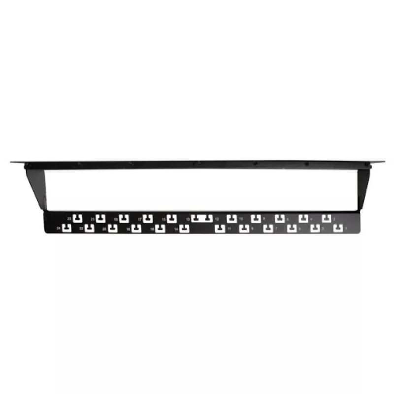 ACT patch panel 24 porte keystone jack 45 gradi senza connettori