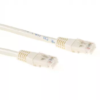 ACT avorio 30 metri cavo patch U/UTP CAT6 con connettori RJ45