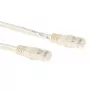 ACT avorio 30 metri cavo patch U/UTP CAT6 con connettori RJ45