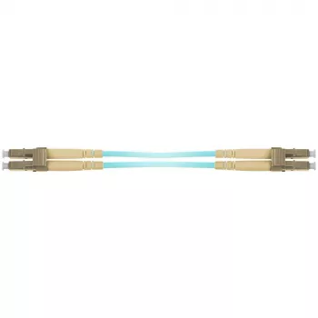 ACT 0,5 metri multimode 50/125 OM3 duplex cavo patch in fibra ottica corazzato con connettori LC